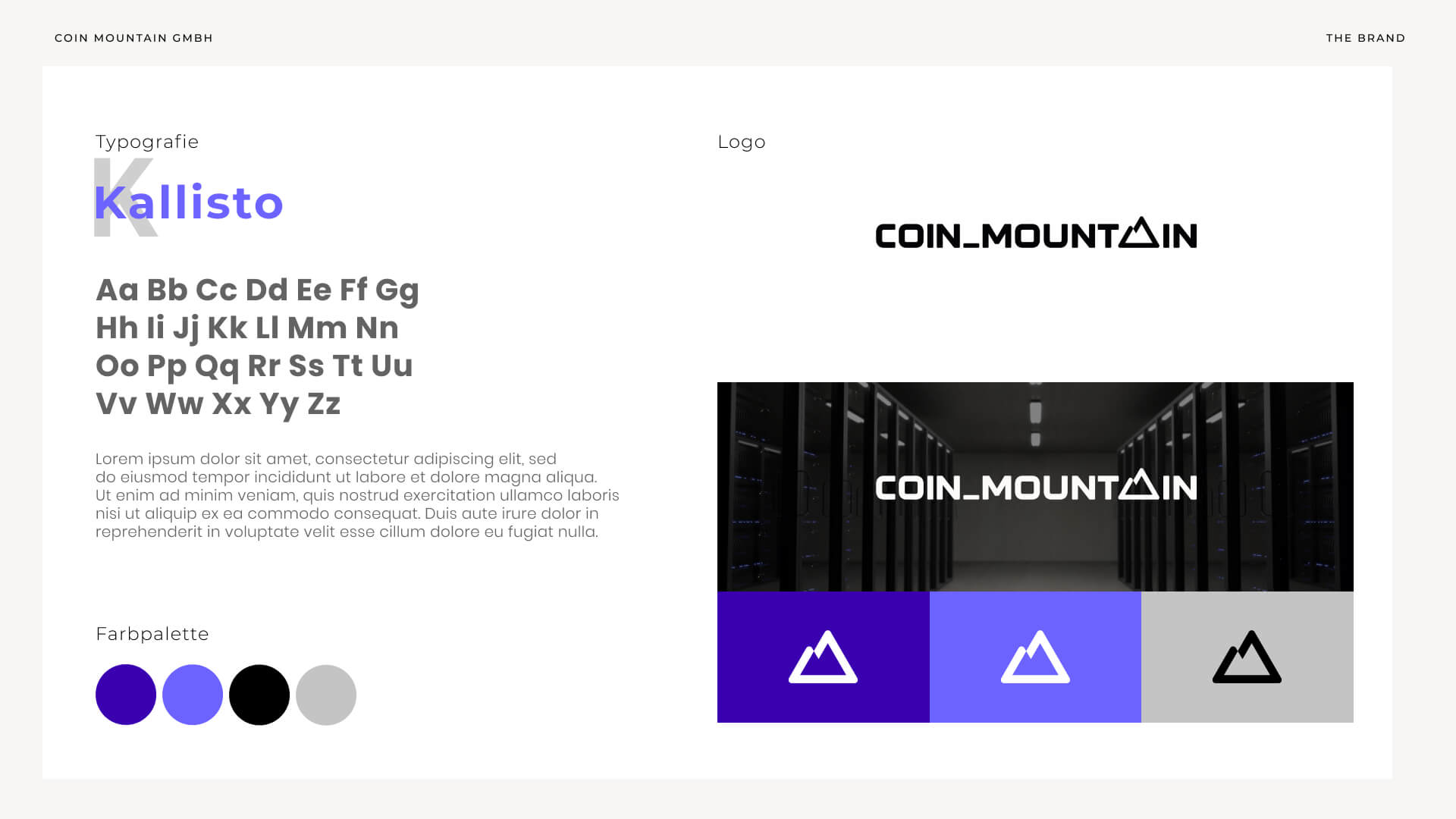 Coinmountain - Logo Design - AIGO MEDIA