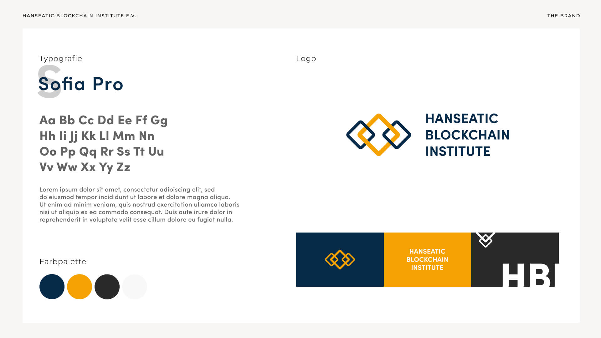 Hanseatic Blockchain Institute - Logo Redesign - AIGO MEDIA